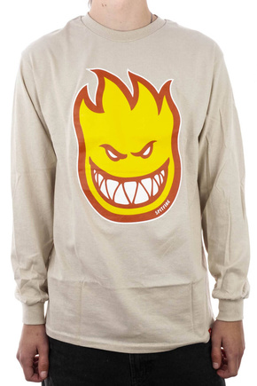 Spitfire Longsleeve - BigHead fill sand/gold/red