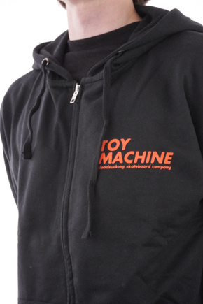 Mikina Toy Machine - Transmissionator zip (černá)