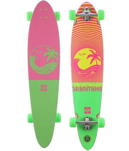 Longboard Dusters California - Dreaming 4.0" (neonově zelená)