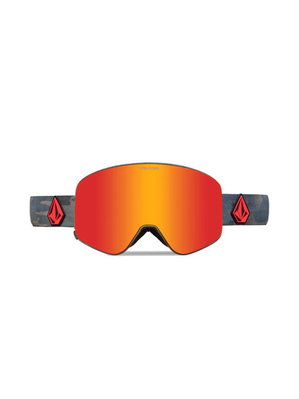Brýle Volcom Odyssey - Cloudwash Camo/Red Chrome + Yellow