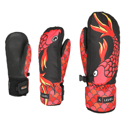 Dětské snowboardové rukavice Level - Vertigo Teen Mitten (červené)