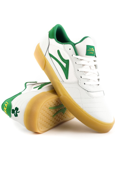 Boty Lakai - Cambridge (bílá/zelená kůže)
