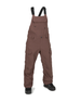 Dámské snowboardové kalhoty Volcom - Creston 3d Stretch bib overall (mahagon)
