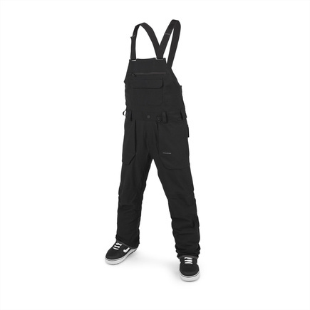 Snowboardové kalhoty Volcom - Roan BIB Overall (černé)