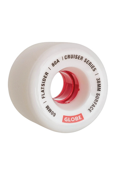 Globe - Flatsider Cruiser Wheel (bílá/červená)