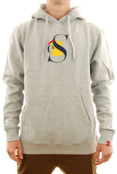 Mikina éS - Layers Hooded grey/heather
