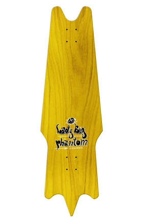 Deck Krooked - Lady Bug Phantom (červený metalický třpyt)