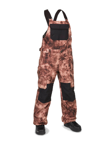 Dámské snowboardové kalhoty Volcom - Creston 3d Stretch bib overall (pink salt wash)
