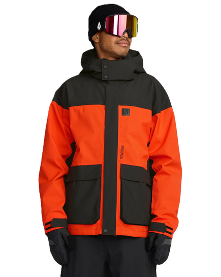Snowboardová bunda Volcom - Brighton Full Zip Jacket (černá)