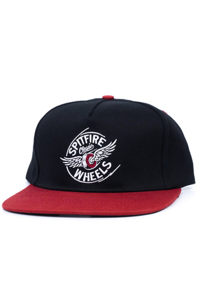 Kšiltovka Spitfire - Flying Classic Snapback black/red