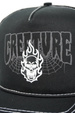 Baseballová čepice Creature - Bonehead 2 Relic Mesh Trucker (černá) 