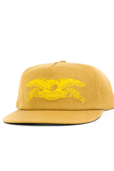 Baseballová čepice Antihero - Basic Eagle (hnědá/zlatá)