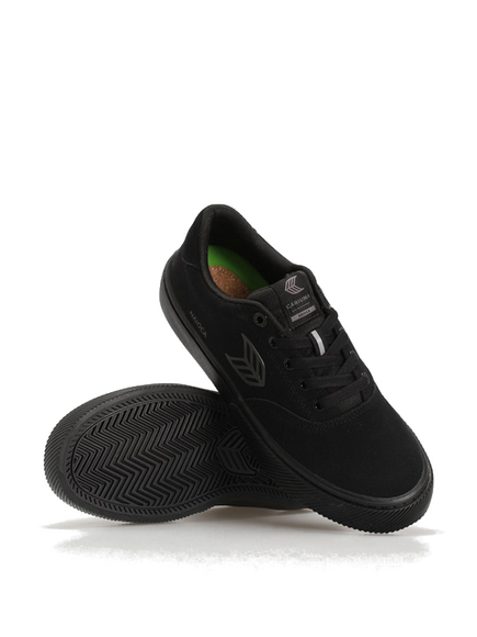 Boty Cariuma - Naioca Pro Gum Shadow Blue Suede and Canvas Ivory Logo Navy Sneaker