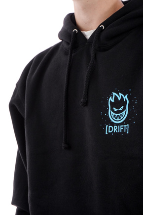 Spitfire x Atlantic Drift - Mikina s kapucí Jelly Classic černá 