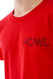 Tričko HOWL - Logo Tee (červené)