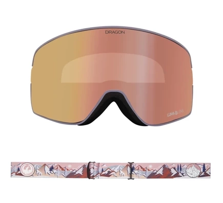 Brýle Dragon NFX2 - Kimmy Fasani'23 (LL rose gold + LL light rose free lens)
