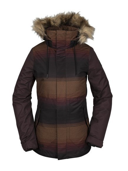 Dámská snowboardová bunda Volcom - WMN Fawn Ins stripe