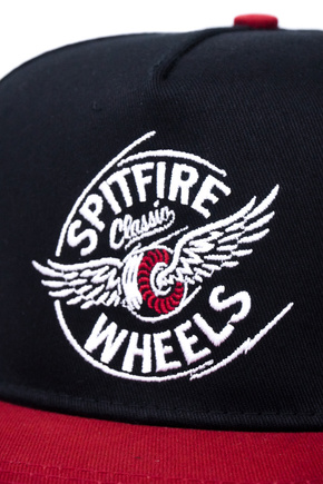 Kšiltovka Spitfire - Flying Classic Snapback black/red