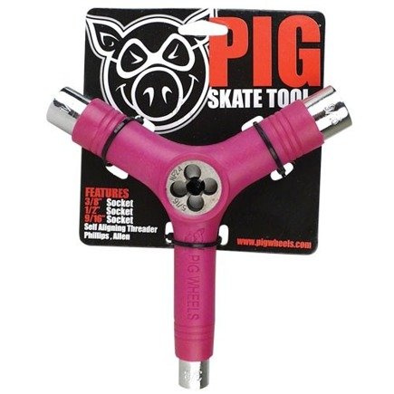 Skateboardový klíč Pig Pink