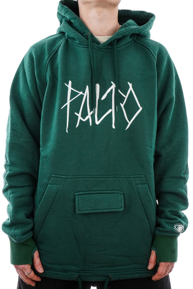 Snowboardová mikina Palto - Logo (zelená)