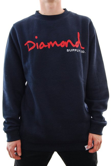 Mikina Diamond Supply Co. - Og Script navy