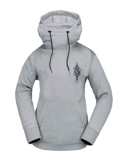 Dámská snowboardová mikina Volcom - Riding Hydro P/O (heather grey)