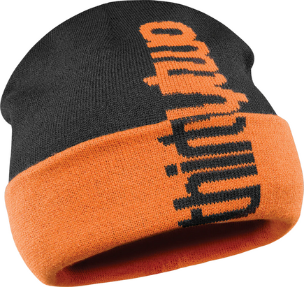 Zimní čepice Thirty Two - Double Overlap Beanie (oranžová/černá)
