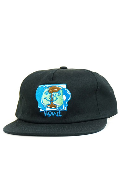 Kšiltovka Krooked - Moon Smiley Snapback (černá)