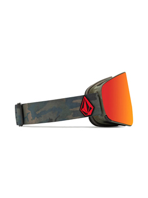 Brýle Volcom Odyssey - Cloudwash Camo/Red Chrome + Yellow