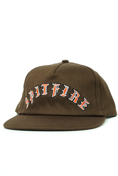 Baseballová čepice Spitfire - Old E Arch (hnědá)