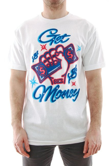Tričko DGK - Get Money White