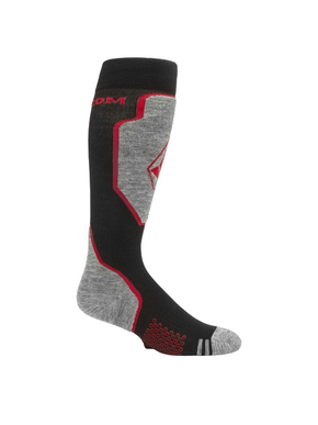 Ponožky Volcom - Horizon Wool Bend OTC (kaštanově hnědé)