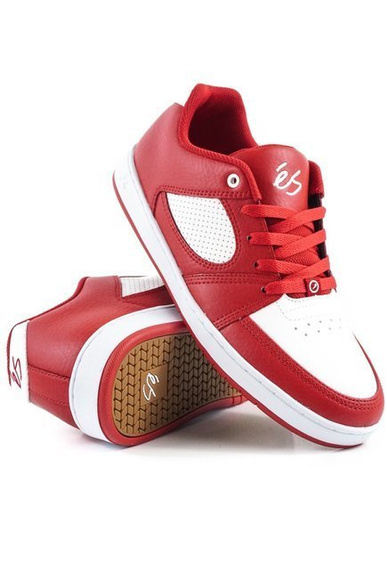 Boty éS - Accel Slim red/white