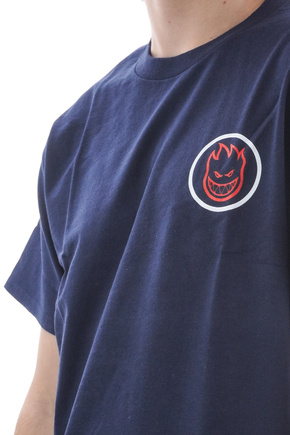 Tričko Spitfire - Classic Swirl Overlay námořnická modrá/červená/bílá