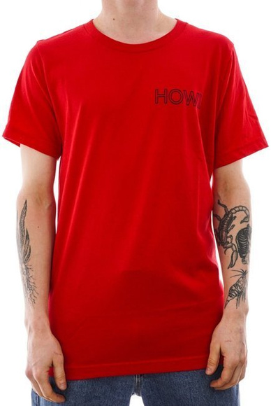 Tričko HOWL - Logo Tee (červené)