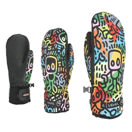 Dětské snowboardové rukavice Level -- Vertigo Teen Mitt JR.  (vzor)
