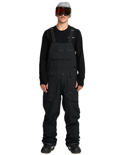 Snowboardové kalhoty Volcom - Roan BIB Overall (tmavě šedá)