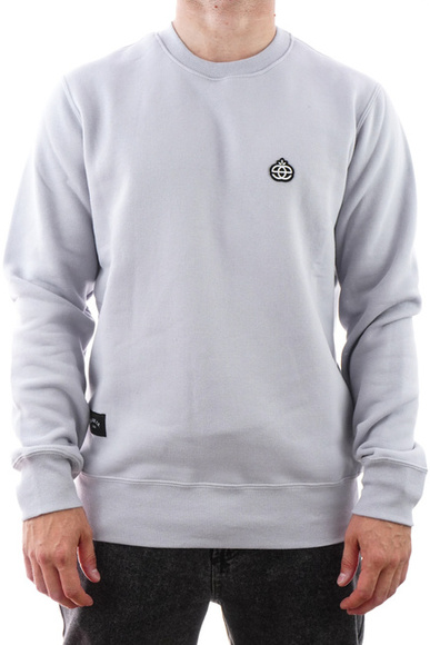 Mikina Elade - Crewneck icon mini logo (světle šedá)