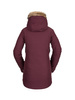 Dámská snowboardová bunda Volcom - WMN Shadow Ins (merlot)