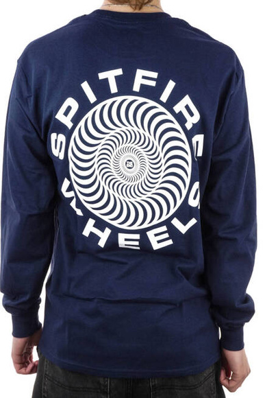Spitfire Longsleeve - Classic 87 swirl navy/white
