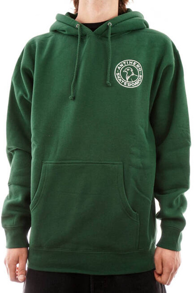 Mikina Antihero - Bs Pigeon RND EMB (tmavě zelená)