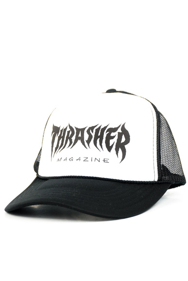 Kšiltovka Thrasher - Metal Trucker (černá/bílá/černá)