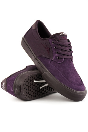 Boty Lakai - Riley 3 (black cherry suede)
