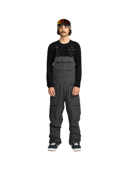 Snowboardové kalhoty Volcom - Roan BIB Overall (tmavě šedá)