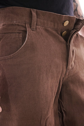 Kalhoty New Deal - Big Deal (hnědé)