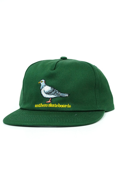 Baseballová čepice Antihero - Basic Pigeon (lesní zelená)