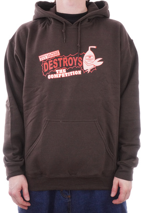 Mikina Toy Machine - Destroys (čokoláda)