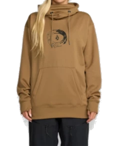 Dámská snowboardová mikina Volcom - Riding Hydro P/O (heather grey)