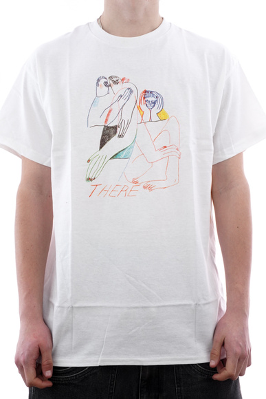 Tričko THERE - nitě (bílá/multi)
