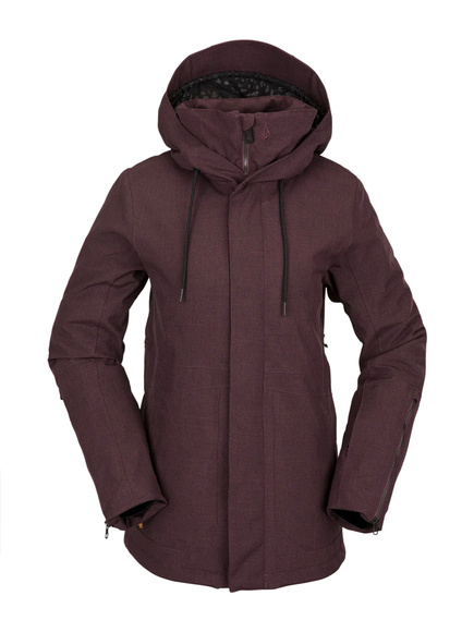 Dámská snowboardová bunda Volcom - WMN Sherwin Ins (černá švestka)